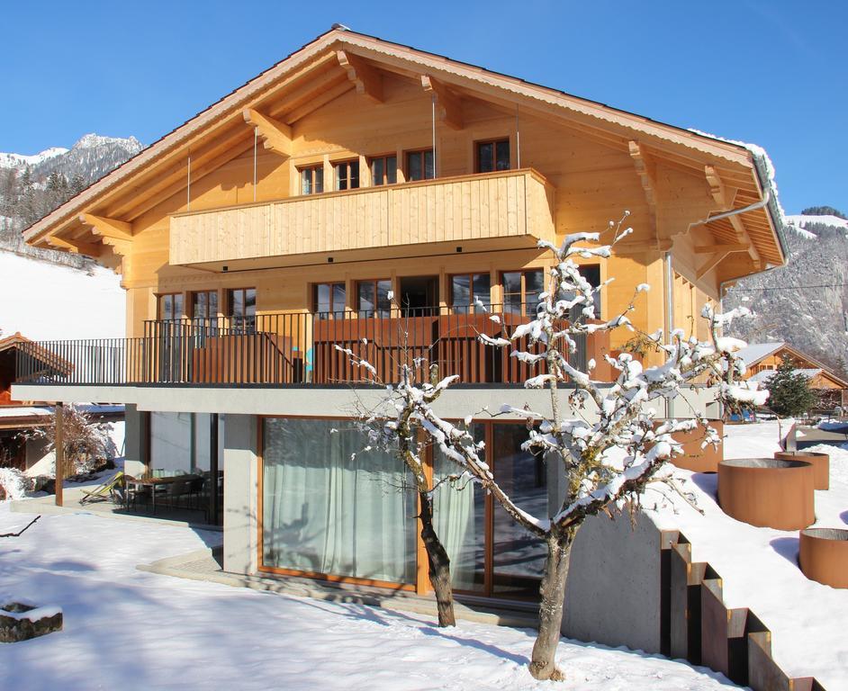 Chalet Park Apartment Mit Sauna Hamam Diemtigen Екстер'єр фото