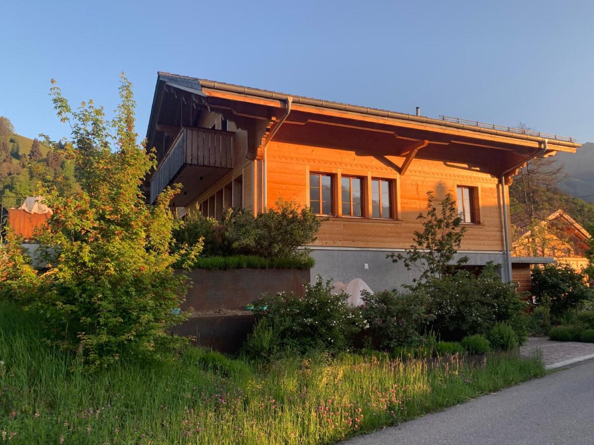 Chalet Park Apartment Mit Sauna Hamam Diemtigen Екстер'єр фото
