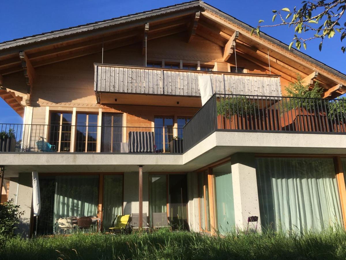 Chalet Park Apartment Mit Sauna Hamam Diemtigen Екстер'єр фото